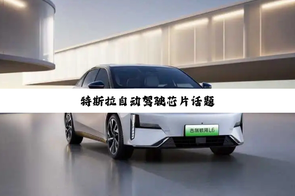特斯拉自动驾驶芯片话题