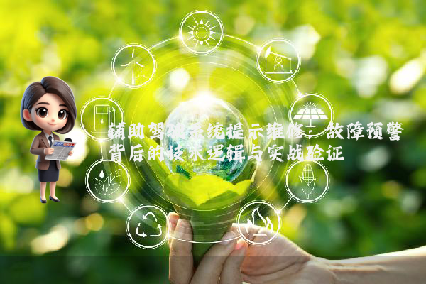 辅助驾驶系统提示维修：故障预警背后的技术逻辑与实战验证