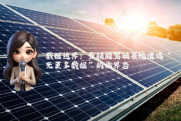 数据边界：当辅助驾驶系统遭遇“无更多数据”的临界态