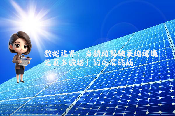 数据边界：当辅助驾驶系统遭遇「无更多数据」的底层挑战