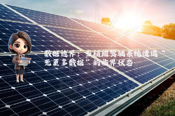 数据边界:当辅助驾驶系统遭遇“无更多数据”的临界状态